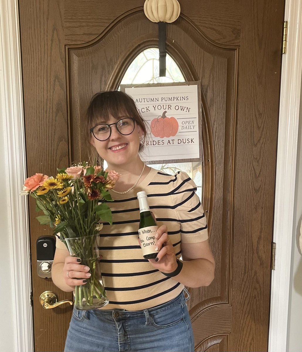 Excited to announce that this afternoon I passed my comprehensive exam and officially advanced to candidacy!