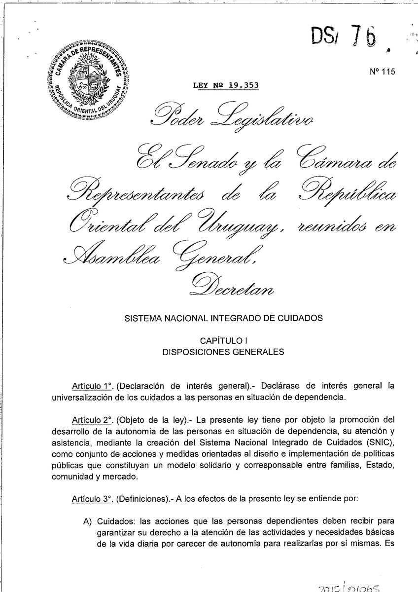 Vivi_Piro's tweet photo. 🌎 Hoy 29/10 se celebra por 2da vez el Día Internacional de los Cuidados y los Apoyos. Uruguay fue pionero en 2015 con la Ley 19353 que crea el primer Sistema Nacional Integrado de Cuidados y reconoce el cuidado como un derecho y una función social que sostiene el bienestar🧵1/13 https://t.co/VzaMg7rMXj