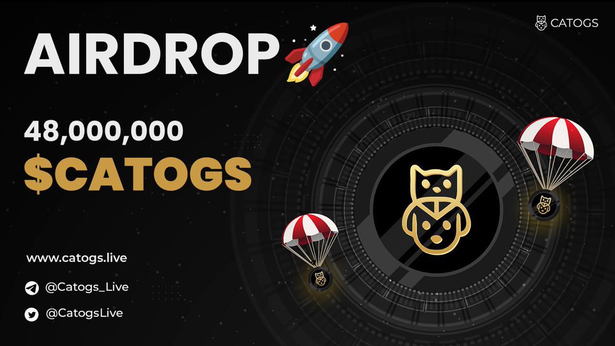 CatogsLive's tweet photo. 🚀 Exciting news! 

Join the pre-registration for the 48 Million Catogs airdrop and earn TON rewards! 

$CATOGS

#Catogs #Airdrop #CryptoRewards
#TON #TONBlockchain https://t.co/bJ2jmXSpvT
