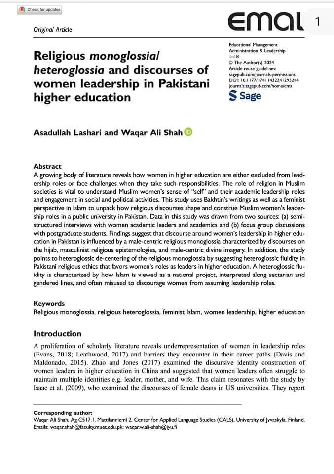 Asad Lashari, PhD tweet media