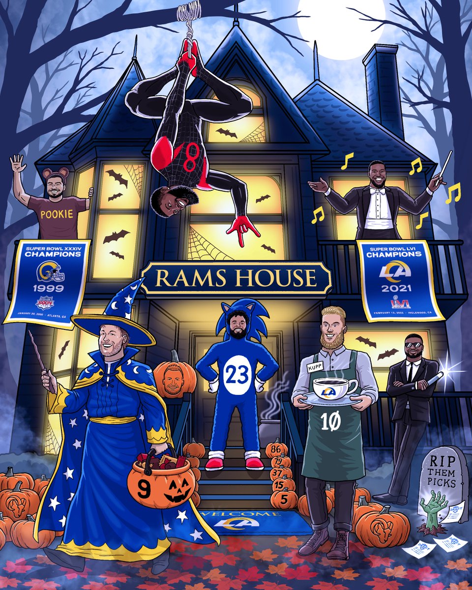 RamsNFL's tweet photo. Happy Halloween! 🎃 https://t.co/DFghJdu8mi