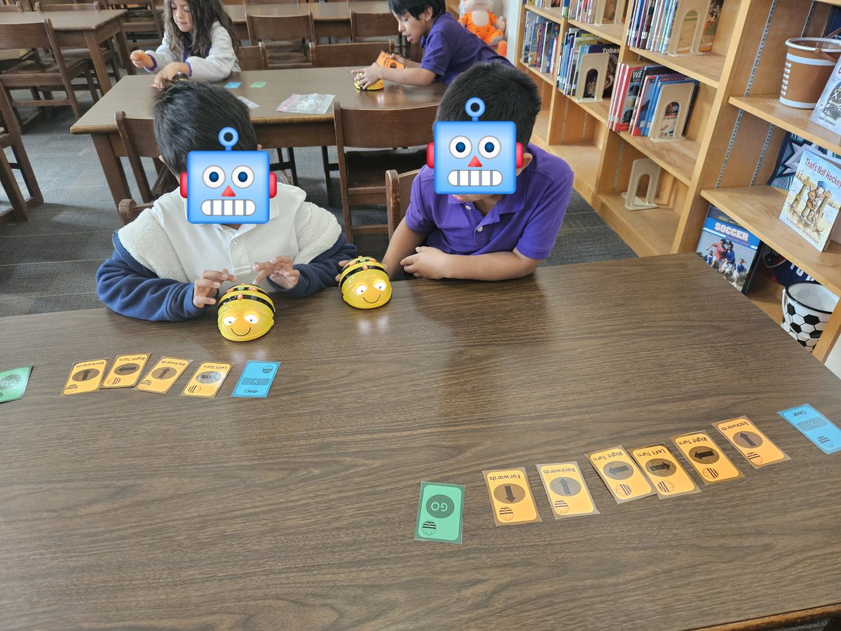 <a href="/JPStarksMST_Lib/">Librarian Kimberly Wooten</a> Coding Bee-bots in the Library <a href="/JPStarksMST_Lib/">Librarian Kimberly Wooten</a>. Thank you to <a href="/DISD_Libraries/">Dallas ISD Libraries</a>  @JPSTARKSMST <a href="/PDL_DallasISD/">Professional & Digital Learning - Dallas ISD</a> #InnovativeLibraryTechnology