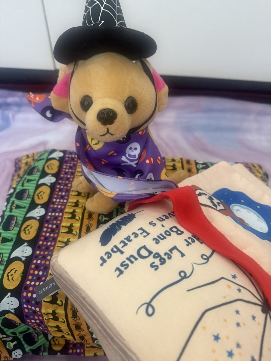 Mini_Tink_'s tweet image. Studying the Spell Book one last time for this spooky season
#minitink #dogsoftwitter #plushiesoftwitter  #tatertotsquad
