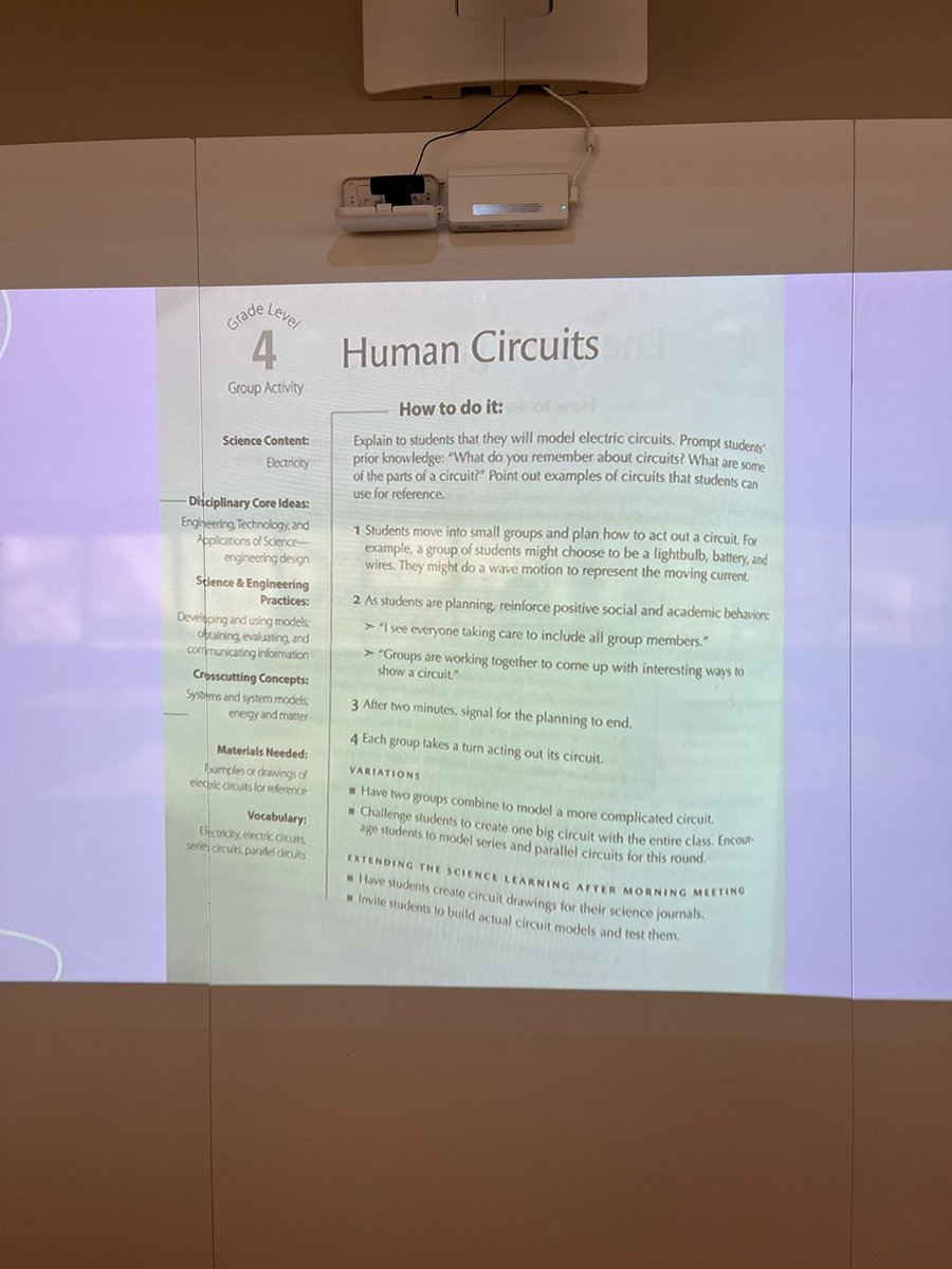 Jennifer Greco, Ed.D. (@jenn_greco) on Twitter photo New to SB teachers in grades 3-5 learning about science. Here teachers are working together to create a model of a circuit <a href="/BlairEiseman/">Blair Eiseman</a> <a href="/responsiveclass/">Responsive Classroom</a> New to SB teachers in grades 3-5 learning about science. Here teachers are working together to create a model of a circuit <a href="/BlairEiseman/">Blair Eiseman</a> <a href="/responsiveclass/">Responsive Classroom</a>