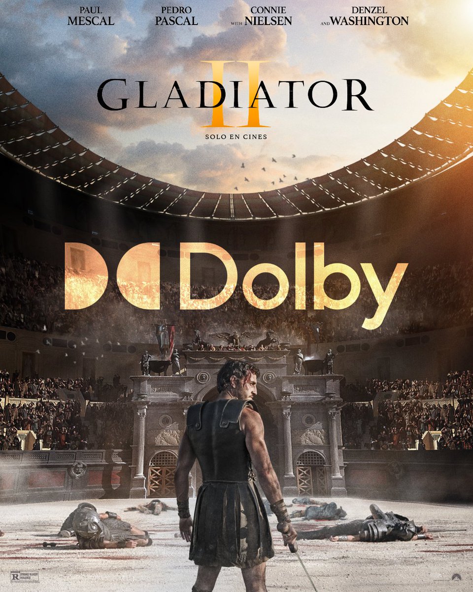[SORTEO]

📍ESPAÑA

¿Listos para volver al Coliseo? ⚔️

¡#GladiatorII llega este mes a los cines! ¿Te gustaría asistir al estreno y disfrutarla en VOSE y con sonido inmersivo #DolbyAtmos? Sorteamos 10 ENTRADAS DOBLES.

Solo tienes que:

1⃣ Seguir a <a href="/Dolby_Spain/">Dolby en español</a>. 
2⃣ Hacer RT a la