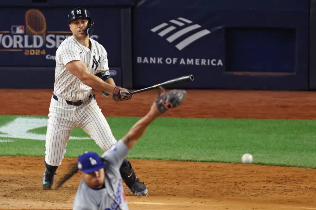 nypost's tweet photo. Yankees vs. Dodgers predictions: Best bets, picks, props for World Series Game 4 https://t.co/kvNRz7tLHz https://t.co/vfksFmWm82