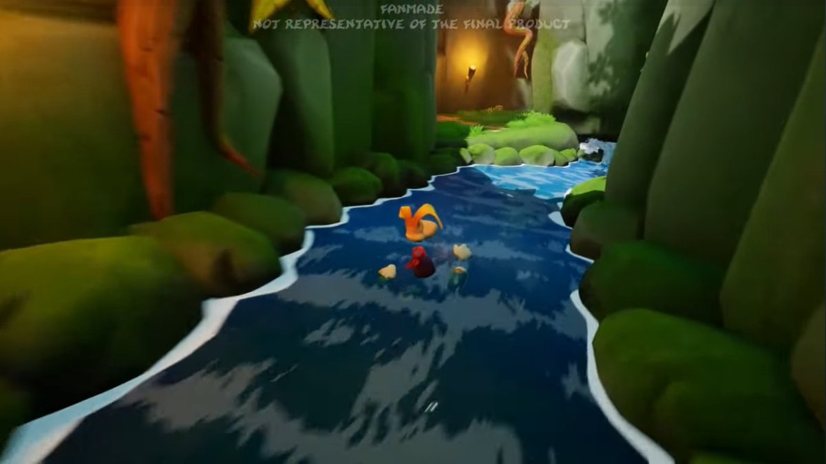 RaymanTogether's tweet photo. Rayman 2: Redreamed is coming along beautifully. A Demo will also be available in 2025. Please keep supporting this amazing project. #Rayman #Ubisoft https://t.co/zkzfioPFWA