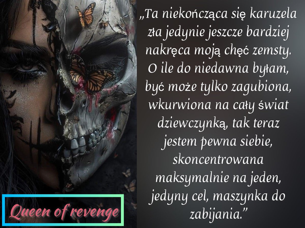 zaczytaj_chwile's tweet photo. @NKulpinskaAutor 
@WWaspos 
#queenofrevenge #TwitteroweKsiazkary #twitteroweksiążkary #xksiazkary #BookTwitter https://t.co/Kbj72PWzAW