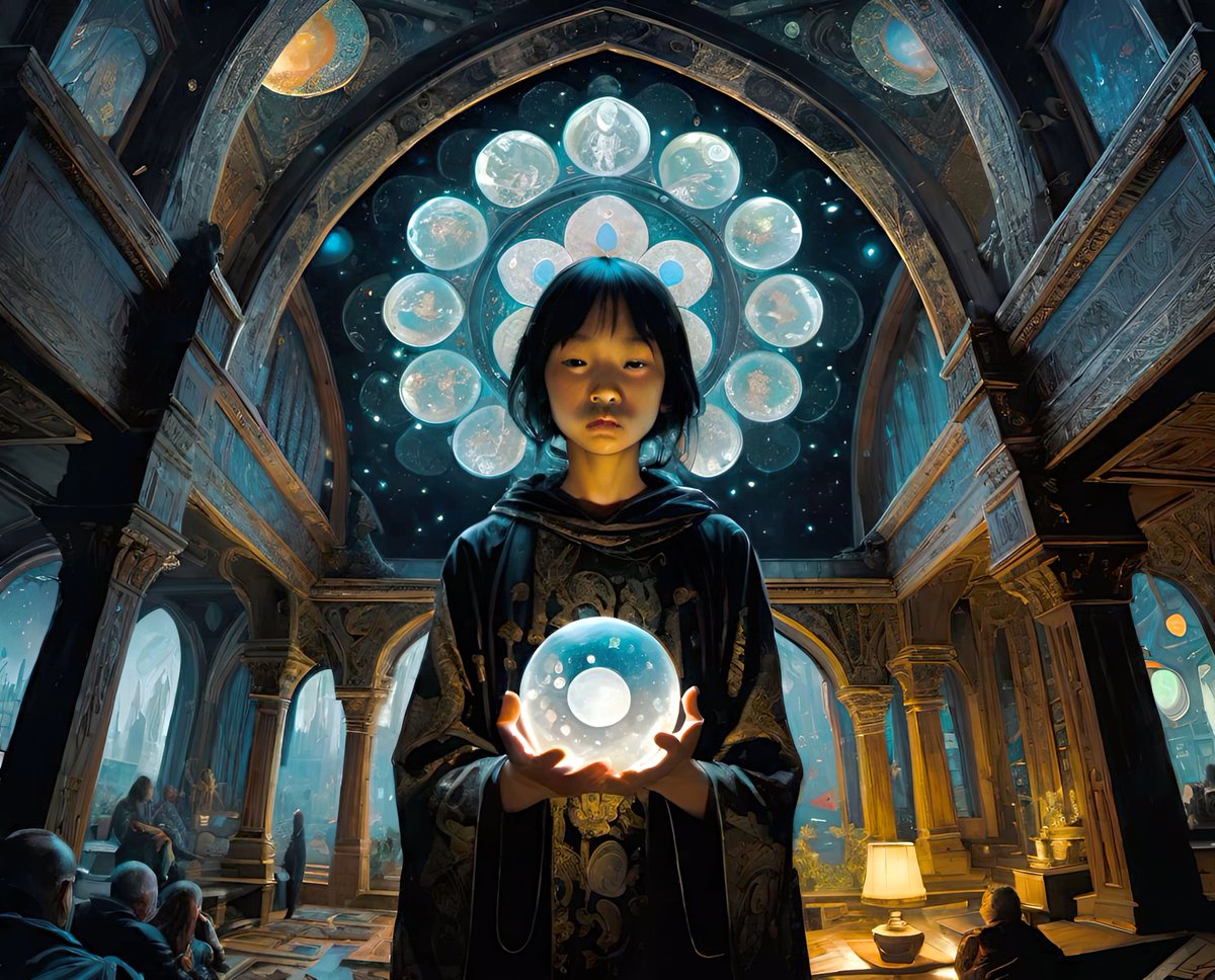 xalieri's tweet image. Houses of Night and Day, set 11. 1 of 3

#HouseofTwilight #InteriorDesign #LightingIssues #LessThan #CozyComfort #IComeHereForTheAmbience #WeirdArt #PsychologicalLandscape #ImSureItMustMeanSomething

#DarkArts #DigitalArt #AIAssistedArt #AIArt #WomboDream #StableDiffusion