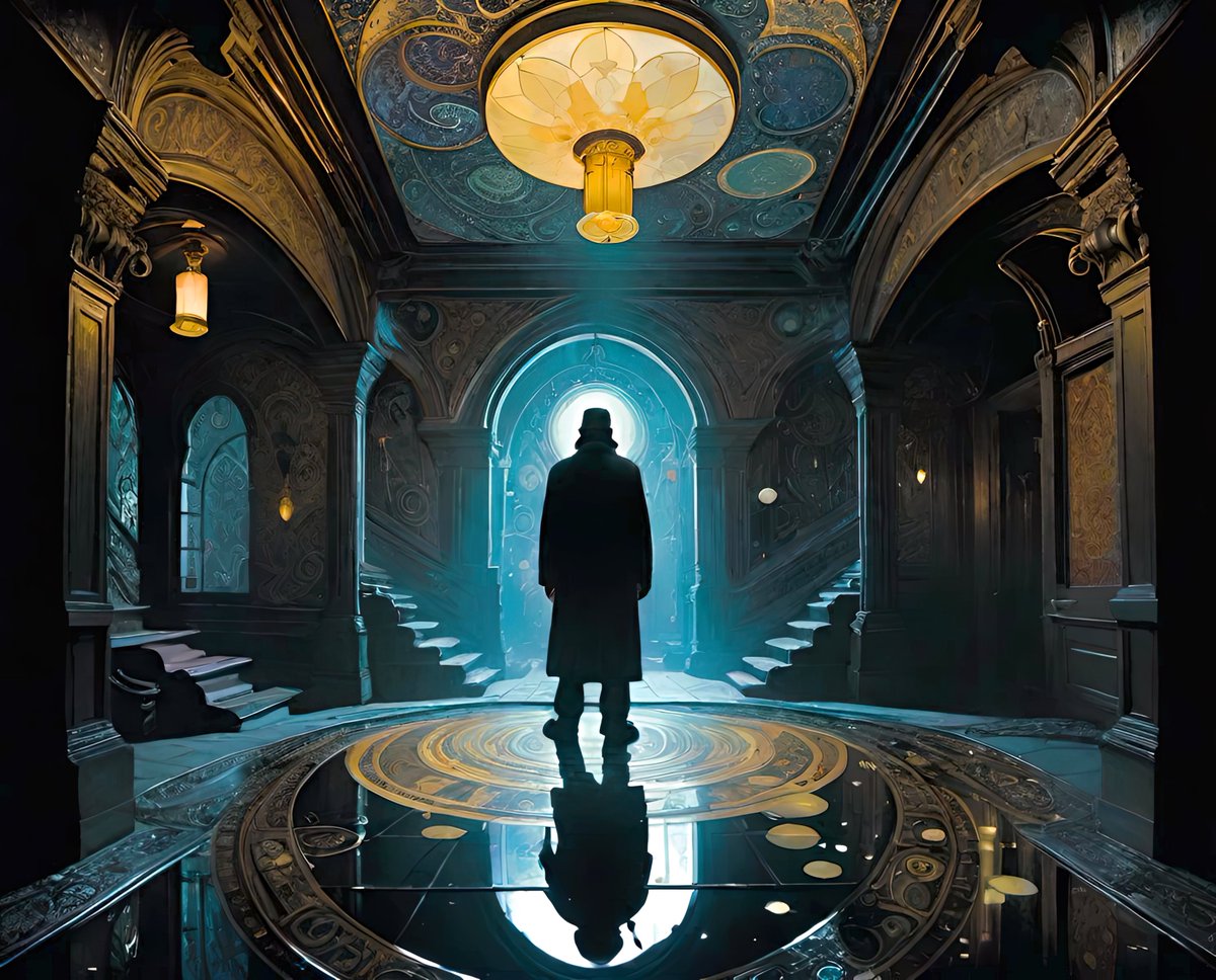 xalieri's tweet image. Houses of Night and Day, set 11. 2 of 3

#HouseofTwilight #InteriorDesign #LightingIssues #LessThan #CozyComfort #IComeHereForTheAmbience #WeirdArt #PsychologicalLandscape #ImSureItMustMeanSomething

#DarkArts #DigitalArt #AIAssistedArt #AIArt #WomboDream #StableDiffusion