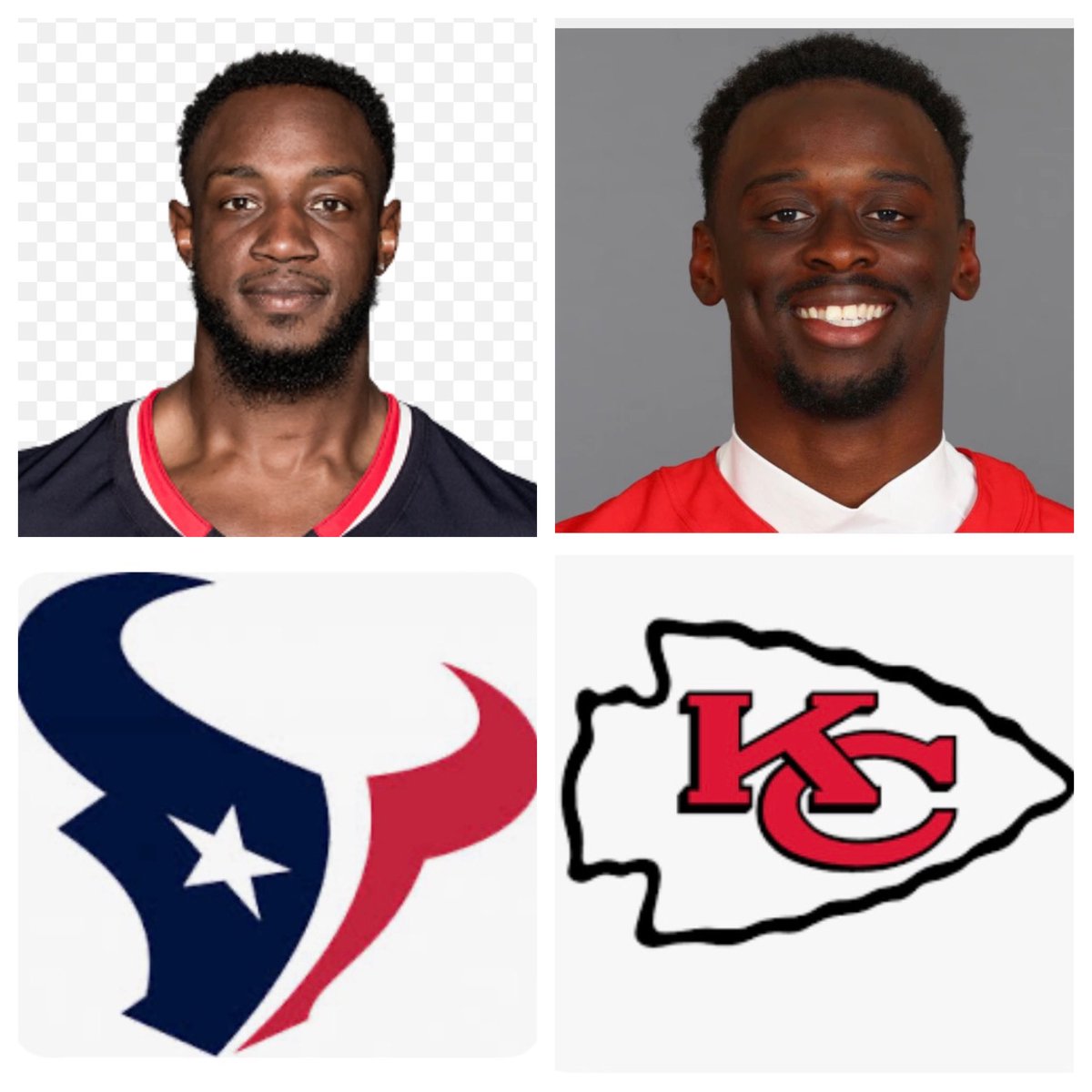 Mark Gale (@markgale3) on Twitter photo Congrats to these two <a href="/HerdFB/">Marshall Football</a> alums
in their victories on Sunday:
<a href="/Neville_Hewitt/">Neville Hewitt</a>
<a href="/HoustonTexans/">Houston Texans</a>
⢠4 T
⢠2 A
⢠1 Forced Fumble
⢠1 Pass Defended
<a href="/JohnsonNazeeh/">NIGHTJOHN</a>
<a href="/Chiefs/">Kansas City Chiefs</a>
⢠2 T
⢠3 A Congrats to these two <a href="/HerdFB/">Marshall Football</a> alums
in their victories on Sunday:
<a href="/Neville_Hewitt/">Neville Hewitt</a>
<a href="/HoustonTexans/">Houston Texans</a>
⢠4 T
⢠2 A
⢠1 Forced Fumble
⢠1 Pass Defended
<a href="/JohnsonNazeeh/">NIGHTJOHN</a>
<a href="/Chiefs/">Kansas City Chiefs</a>
⢠2 T
⢠3 A