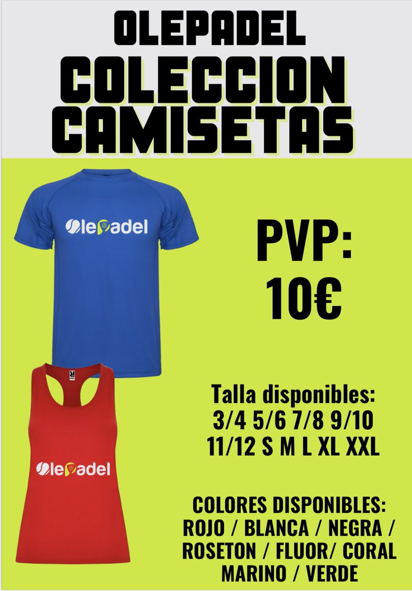 olepadel's tweet photo. Nuevo catalogo #olepadel https://t.co/iHcglO7Xmr