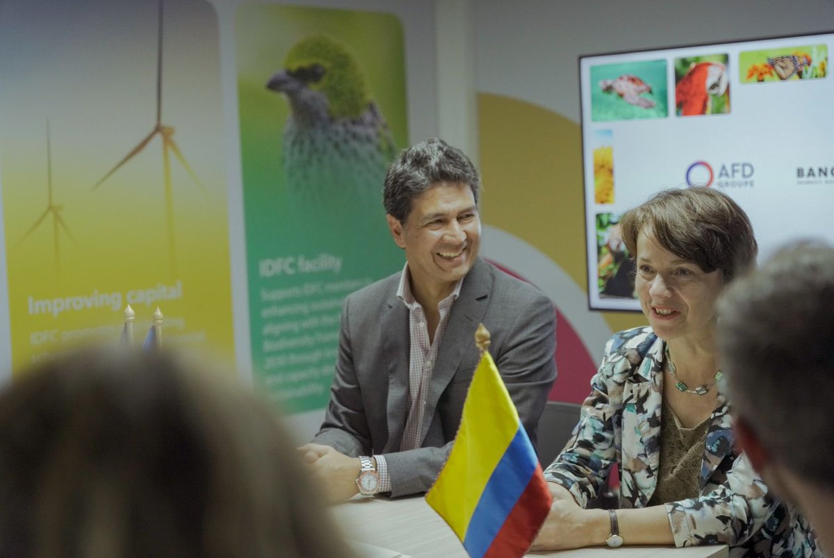 En #COP16Cali suscribimos un acuerdo por USD 100 millones entre <a href="/Bancoldex/">Bancóldex</a> y <a href="/AFD_es/">Agence française de développement Amérique Latine</a>, que nos permitirá financiar proyectos para mitigar el cambio climático, proteger la biodiversidad y promover nuestra política DEI, fortaleciendo así nuestro apoyo a las #pymes colombianas