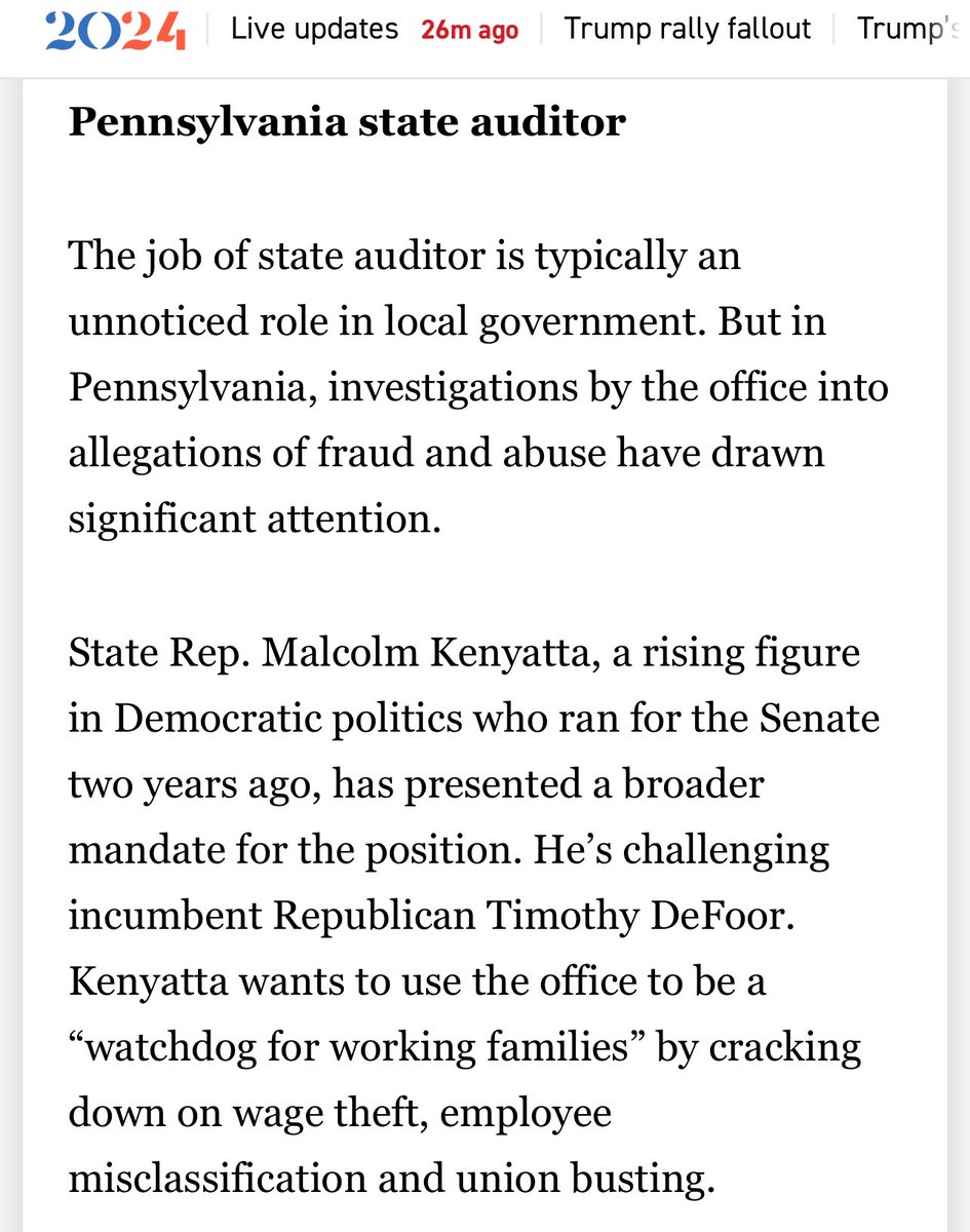 Rep. Malcolm Kenyatta tweet media