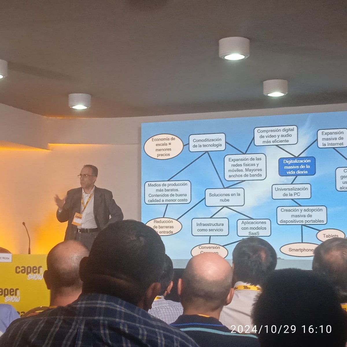 🔊[AHORA] CAPER Show 2024: 

Fernando Liste Neira, ex The Walt Disney Company:

Oportunidad de inserción de comerciales en streaming: 
"Es muy interesante que se cuente con la oportunidad de saber exactamente quién miró un comercial en particular"

#Capershow2024