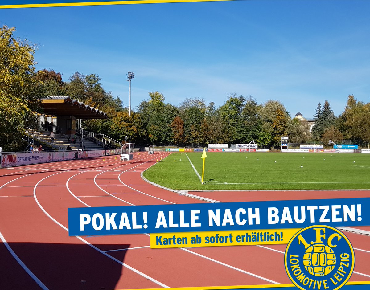 1fclokleipzig's tweet photo. Am 16. November 2024 ist es soweit: Oberligist FSV Budissa Bautzen empfängt um 14 Uhr im Achtelfinale des Sächsischen Landespokals unsere Loksche. Tickets  sind ab sofort im Vorverkauf erhältlich!

Online: 
https://t.co/99J2pPY8lc

#FSVLOK #fußballpur #lokleipzig https://t.co/hJ8tzEpf8U
