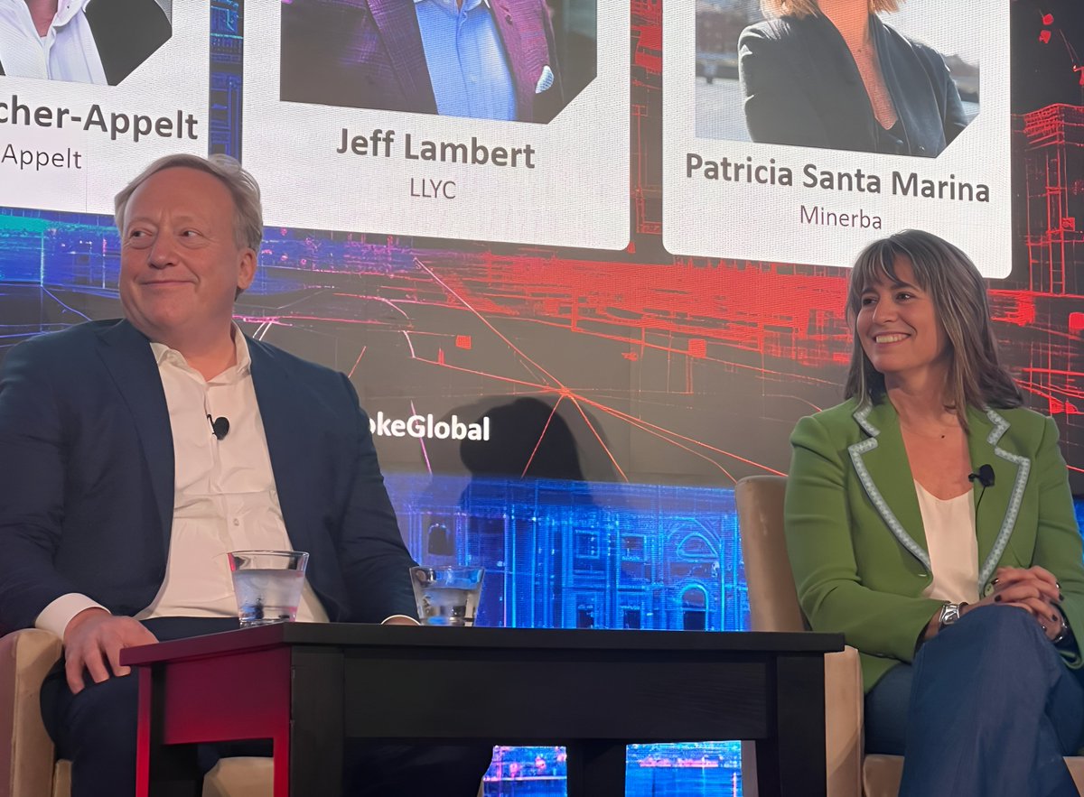 MINERBACC's tweet photo. Thanks to @Provoke_News and @PROIWorldwide, our founder &amp; CEO, Patricia Santa Marina (@patsm73), participated in the #PRovokeGlobal Summit 2024, joining Jeff Lambert (@lambertglobal) and @andreasfa
(@fischerappelt) to discuss challenges for independent agencies in communications. https://t.co/X7oC3NNcUA