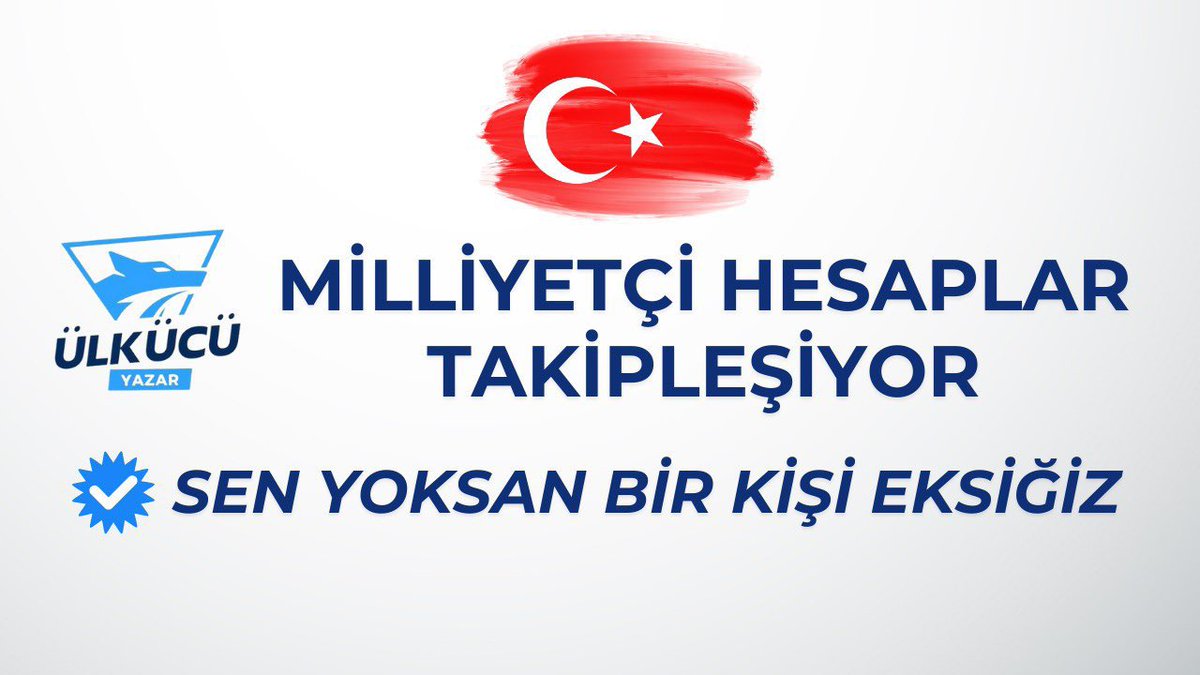 Türk milliyetçilerini sosyal medyada kötü göstermeye çalışanların oyununu bozuyoruz.

Yorumlara bayrak bırakalım takipleşelim🇹🇷

<a href="/millimuhabir/">Milliyetçi Muhabir</a>