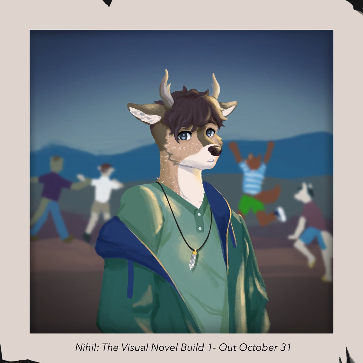 NihilTheStory's tweet photo. "But... once dawn breaks, and you are thrust into the light, who are you? What is your story? And... can you change it? Can you pick up the pen and write something new?"

Nihil: The Visual Novel Build 1 Out October 31 #NihilNovel #fvn #FurryVisualNovel #Horror #indiegame https://t.co/2QizhYNl3l