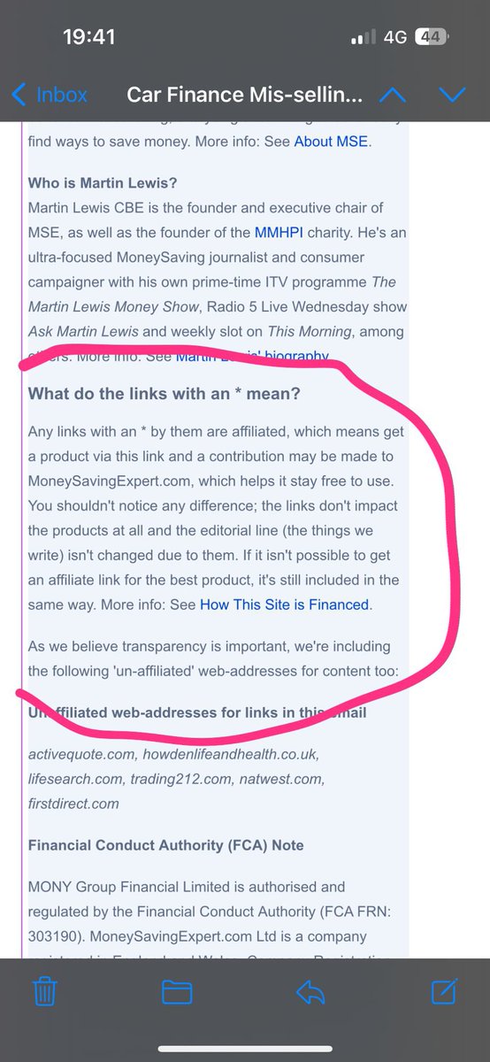 AmploMatt's tweet photo. @MartinSLewis Are you undisclosed affiliate payments acceptable then Martin as they’re a “contribution” and not a “commission”?

Stinks of hypocrisy! https://t.co/cSH2ay3ohY