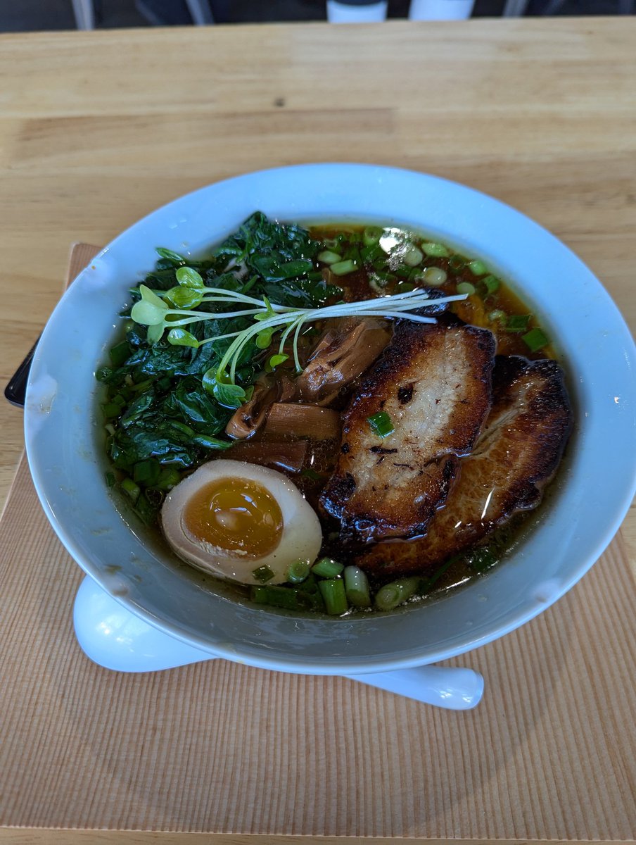 JonathanDLilley's tweet photo. Hiro Nori really lived up to it's reputation. This was some of the tastiest ramen I've ever had. https://t.co/IWMUILZhwj
