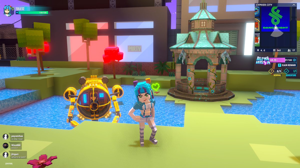 SatriaTole12's tweet photo. Come dance with me in the Cypher City Experience in 💃🕺@TheSandboxGame. Make sure to bring your boogie shoes 🩰  https://t.co/LaLSTAvttK #TheSandbox #AlphaSeason4 #AS4SocialChallenge https://t.co/ZJM84vqH6a