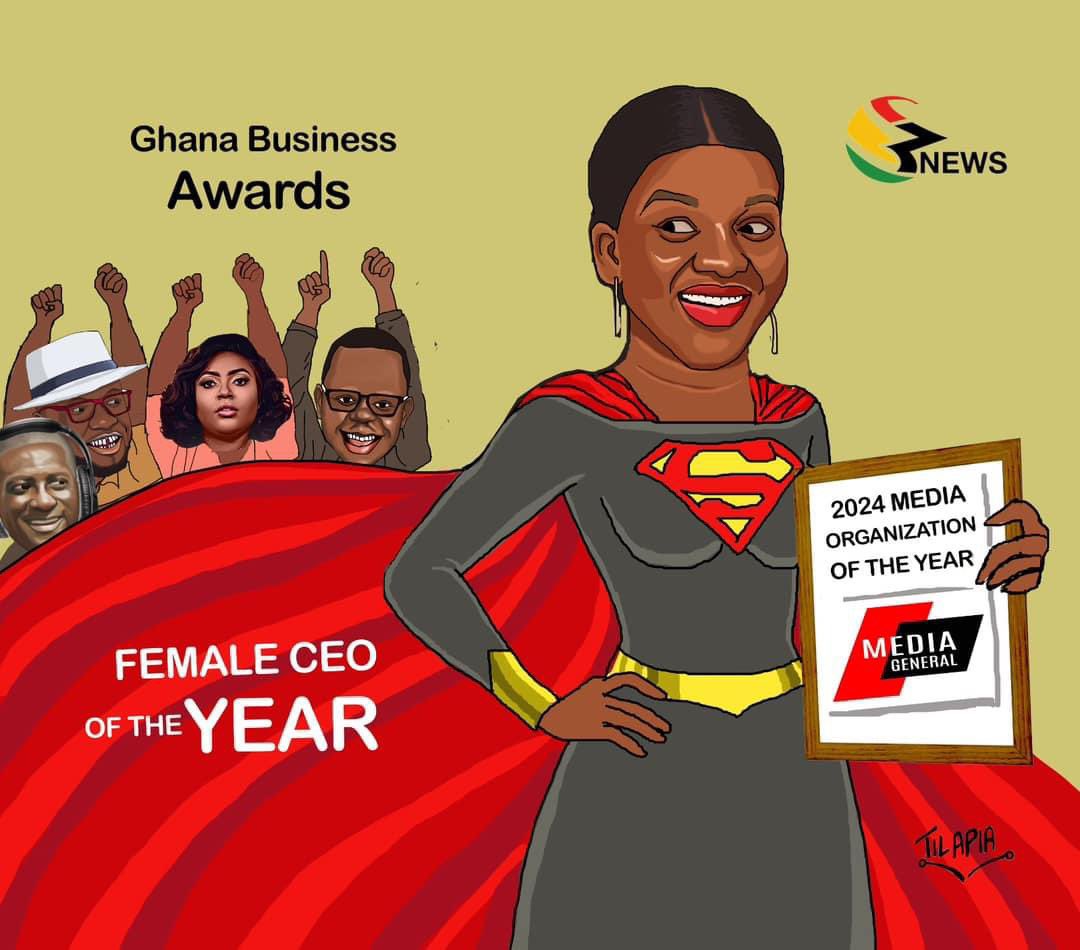 #GhanaBussinessAwards24 <a href="/tv3_ghana/">#TV3GH</a> @tilapiadacartoonist