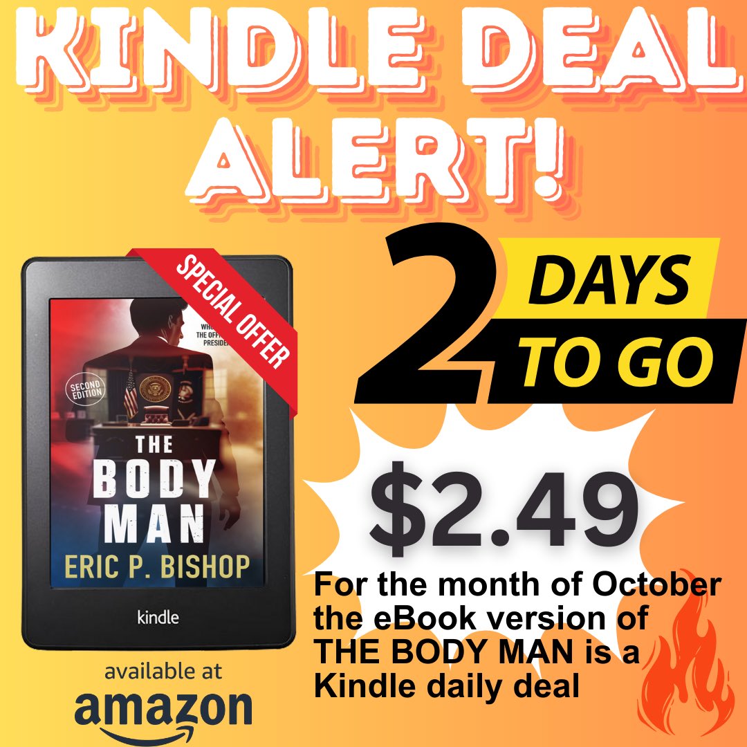 EPBAuthor's tweet photo. 🔥ONLY 2 MORE DAYS🔥
🔥FIRE🔥SALE🔥
🔥F🔥I🔥R🔥E🔥
#MakeReadingFunAgain
During the month of Oct @amazon selected THE BODY MAN ebook as a 🔥 deal for only $2.49 on @kindle
Already have a copy? You can gift an eBook to others …
➕ get ready for BABYLON WILL RISE (coming Dec 5th) by getting a copy of RANSOMED DAUGHTER for only $2.99
The Body Man https://t.co/fVvuTNLXC7
Ransomed Daughter https://t.co/OGlDkdqEol
Breach Of Trust https://t.co/CvD8N3P4gF
Coming 12.05.24
Babylon Will Rise https://t.co/rv99PhBMH6
#writerslift #books