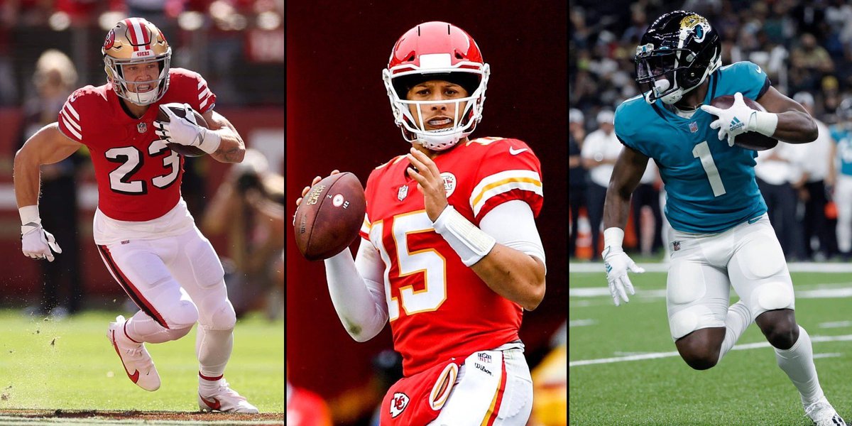 SleeperHQ's tweet photo. 1.74% of teams remain winless on Sleeper 🥲

18% of those teams have CMC
13.2% have Mahomes
12.3% have Travis Etienne https://t.co/3zKAVCASVG