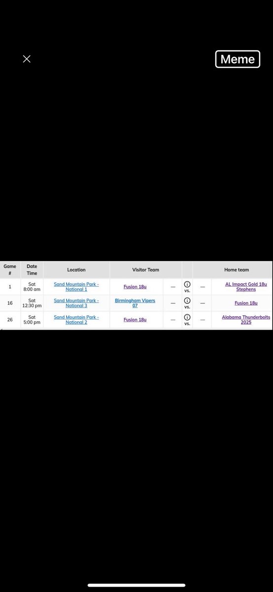 Schedule for the Red White and Boom tournament in Albertville, AL come see me play this weekend!!! <a href="/WallaceStSB/">Wallace State Softball</a> <a href="/ClarkGSCC/">Ryan Clark</a> <a href="/zhart18/">Zach Hart</a> <a href="/SoftballCalhoun/">Calhoun Softball</a> <a href="/SSCC_Softball/">Shelton State Softball</a> <a href="/NWSCC_SB/">Northwest Shoals Softball</a> <a href="/Mmitigerssoftba/">MMI Softball</a> <a href="/MotlowSoftball/">MotlowSoftball</a> <a href="/EnterpriseStSB/">Enterprise State CC Softball</a>