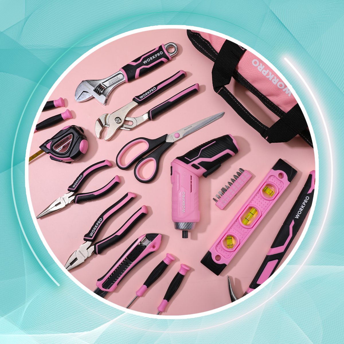 workpro_tools's tweet image. 🎀 Did you know? Your purchase of any pink #WORKPRO tool results in a minimum annual donation of $15K to @nbcf  🎀 Find all #PinkToolsForHope at workprotools.store.
.
#workprotools #nbcf #pinktools #pinklife #breastcancerawarenessmonth #pinktoolsrule #pinktoolset
