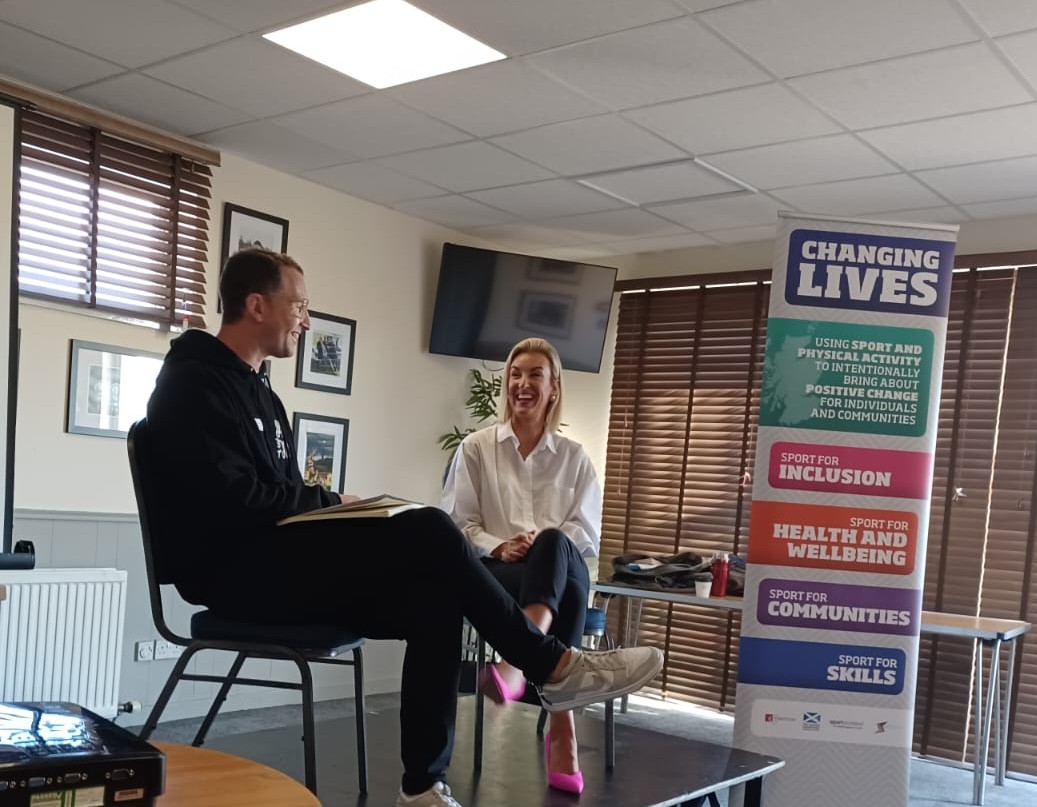 Some great connection, sharing and food for thought at the Changing Lives Champions alumni event today. Great practice ongoing. Facing the challenges ahead together. Thanks to <a href="/ClaraNels/">Claire Nelson</a> for her words of inspiration #powerofsport #changinglivesthroughsport <a href="/sportscotland/">sportscotland</a>