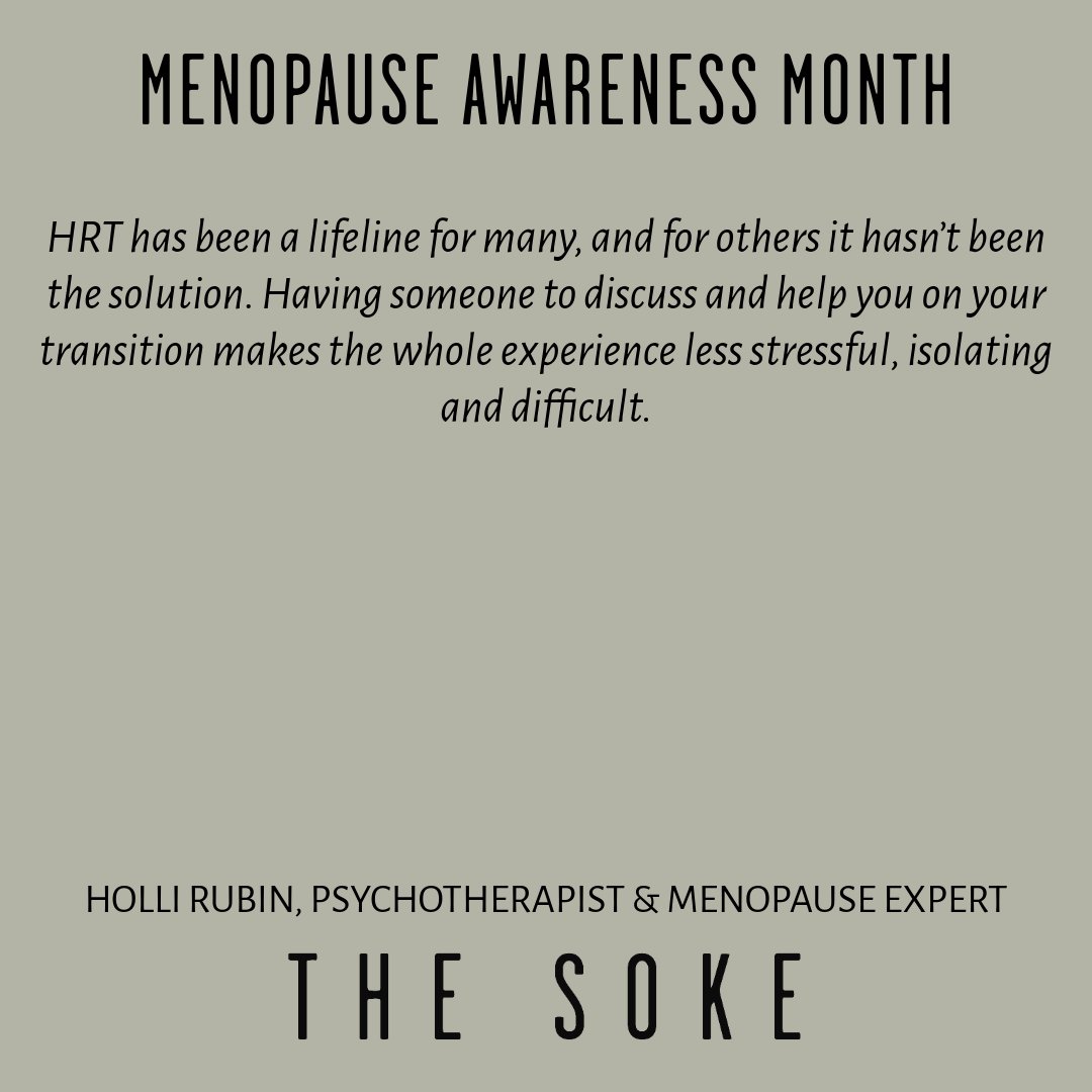 If you’d like to speak to someone about perimenopuase, menopause or any issue that’s affecting your mental health as a woman, do get in touch.

T: 020 7139 5051
E: reception@thesoke.uk
W: thesoke.uk/soke-women

#mentalhealth #menopause #perimenopause #menopausementalhealth