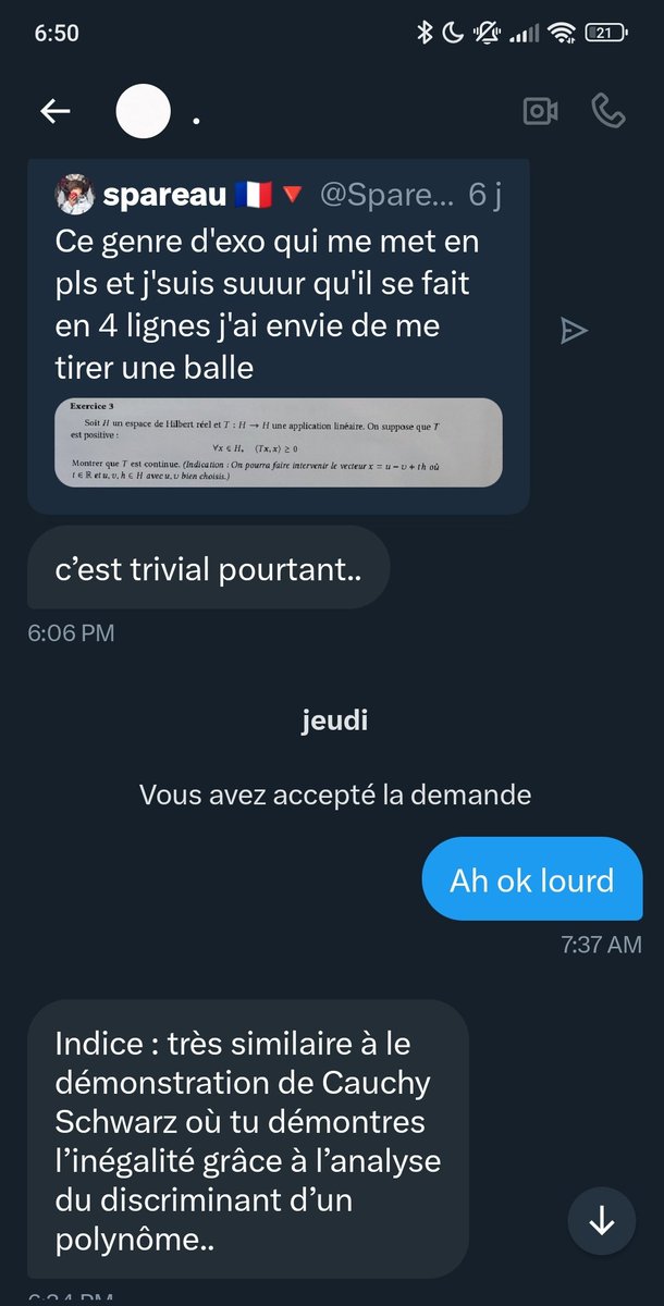 Spareauw's tweet photo. Ce genre de personne qui veut "t'aider" en maths. JE VOUS JURE que les matheux, s'ils arrêtent d'être arrogant 5 secondes ils explosent. https://t.co/imKywm8199