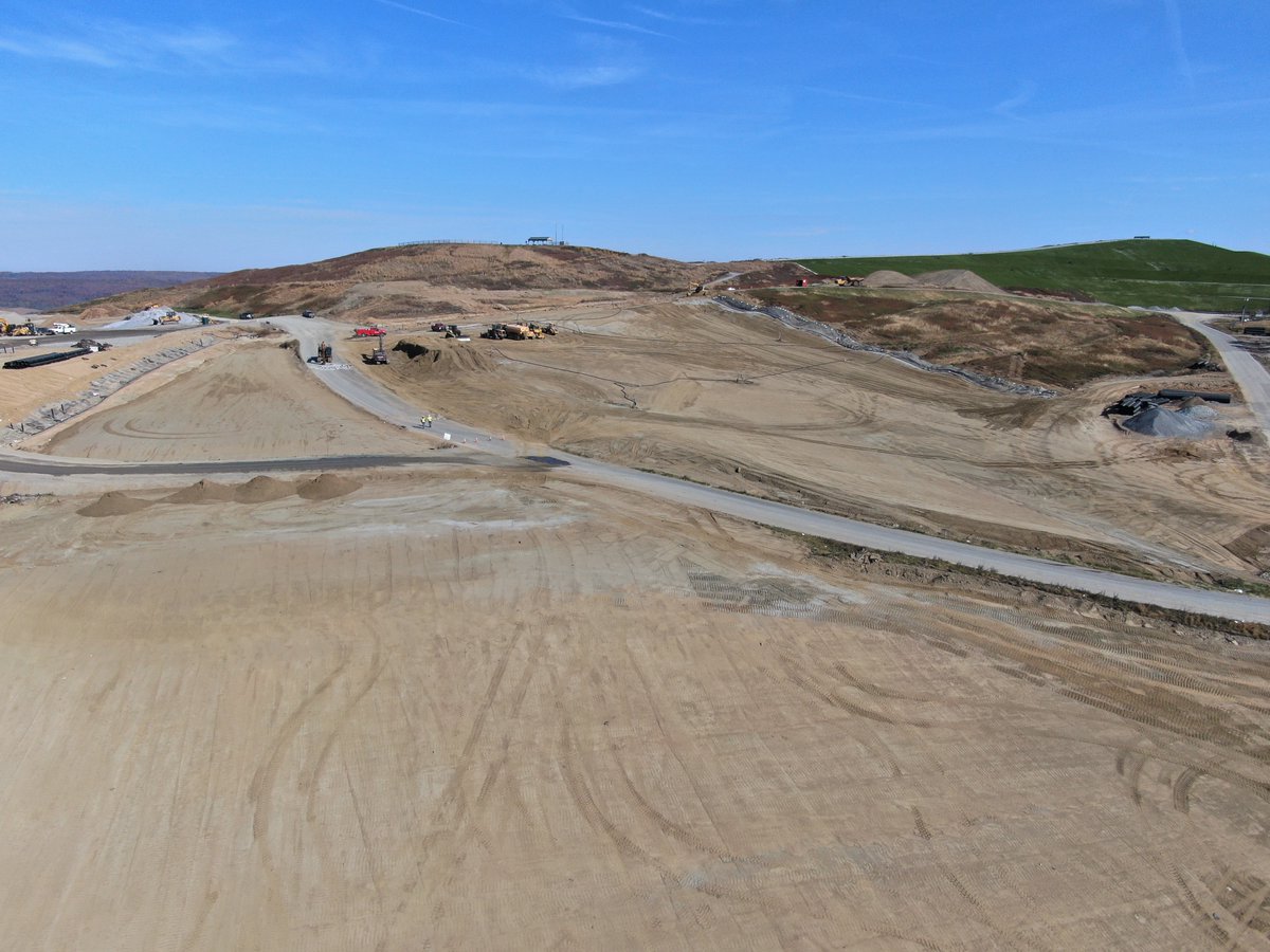 ChesterCSWA's tweet photo. The subbase grading of our new landfill cell is almost complete https://t.co/HfP6Su3Dk9