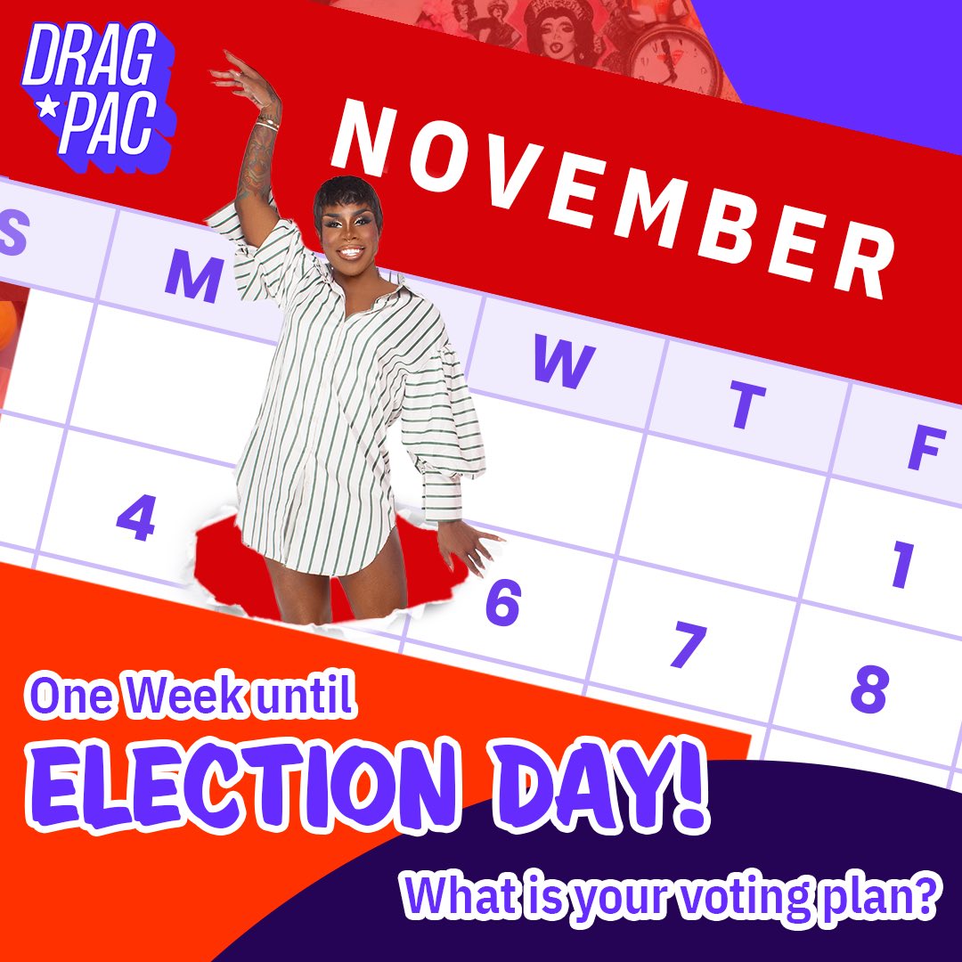 ⏳ The countdown is on—Election Day is just ONE week away! Your vote is your voice, and every choice makes a difference. Don't wait—make your plan, hit the polls, and be part of the change. 🗳️ #vote #election2024 #electionday