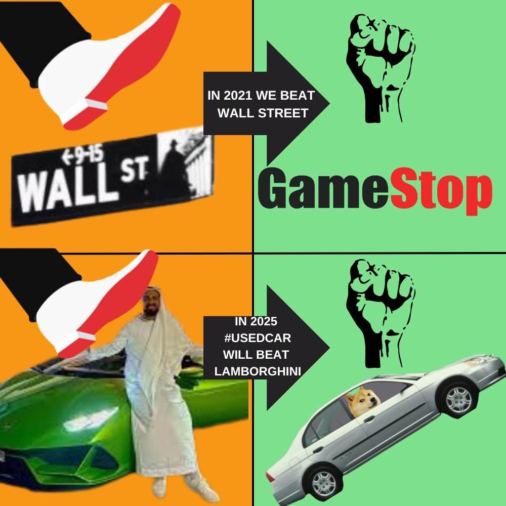 <a href="/0xSweep/">Sweep</a> Bears are proper fucked - hop into the gently used 2001 Honda civic - CTO community of used car salesman that are going to drive #usedcar to flip the market cap of Lamborghini at $22BN, enjoy the ride #flippening
🚗💨🔥