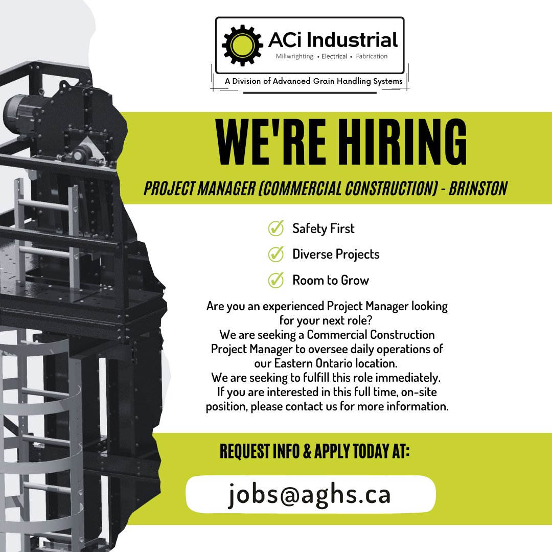 Do you know a project manager in the Eastern Ontario region looking for an exciting career opportunity?
