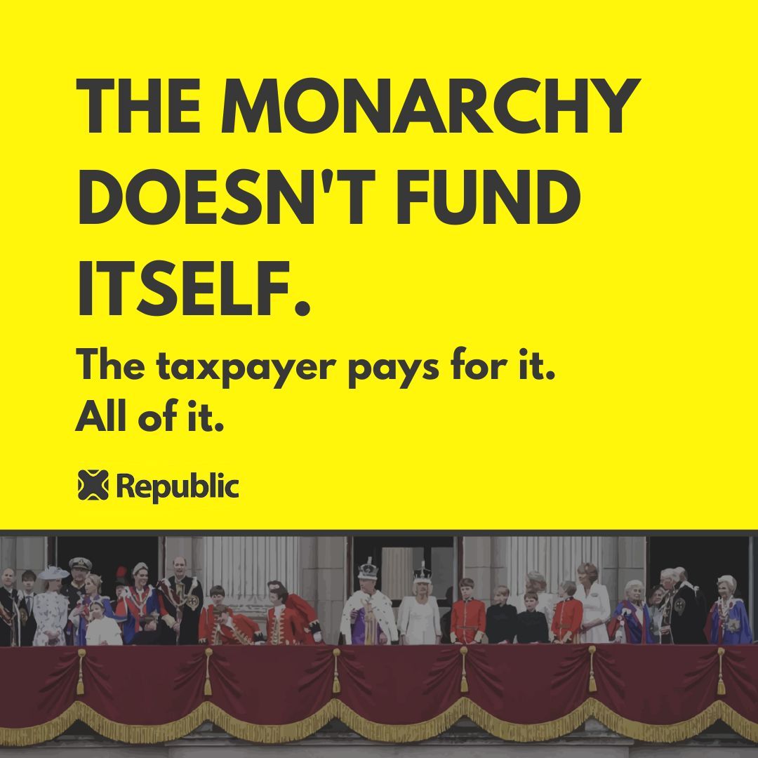 RepublicStaff's tweet photo. It isn't true that the monarchy funds itself. Here's why. #NotMyKing #AbolishTheMonarchy https://t.co/ctwvdpbi03