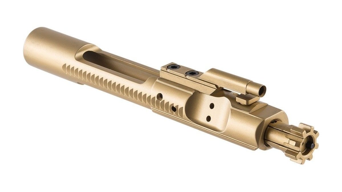 Mrgunsngear's tweet image. Toolcraft gold TiN AR15 BCG with 9310 MP tested shot peened bolt, full auto profile 8620 carrier, and lifetime warranty for $109/ea currently here: mrgunsngear.org/4cdsmyW

#AR15 #gold #bling