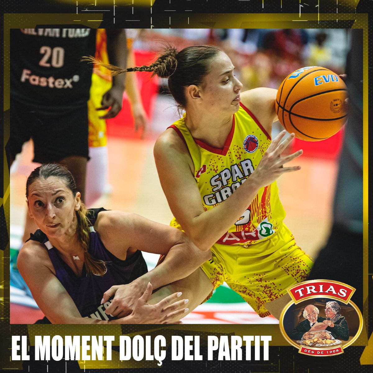 El moment dolç del partit! 🍪 Gran actuació de Berta! Seguim!

🤝 Presentat per @triasbiscuits

#SomhiUni #MésUniQueMai