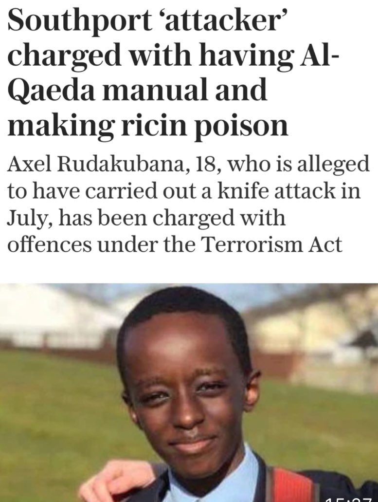 DarrenPlymouth's tweet image. So the Welsh choir boy ended up being a terrorist...

Who knew?