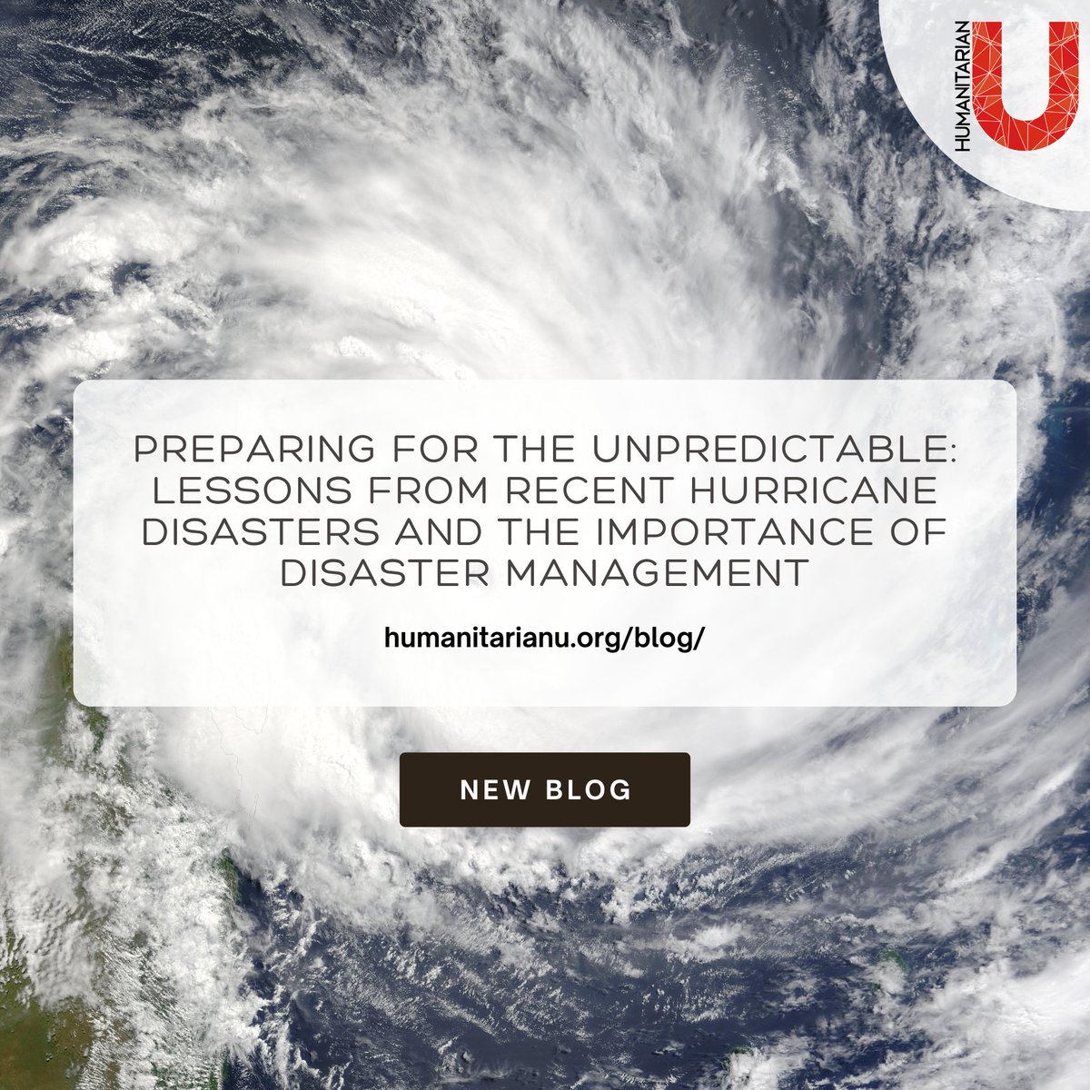 🌪️ From the intense hurricanes of 2024, we learn the life-saving importance of disaster management. See how preparation can protect communities. 

Read the blog: humanitarianu.org/preparing-for-…