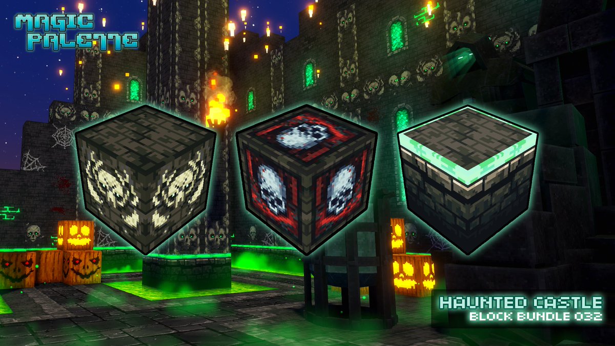 🎃👻The Haunted Castle Block Bundle is just a first taste of what Magic Palette has in store for you. Start designing eerie environments for The Sandbox with these wickedly detailed BLOCKs! 🏰💀

Have you registered for #MagicPalette Beta already?!

☑️➡️ magicpalette.io