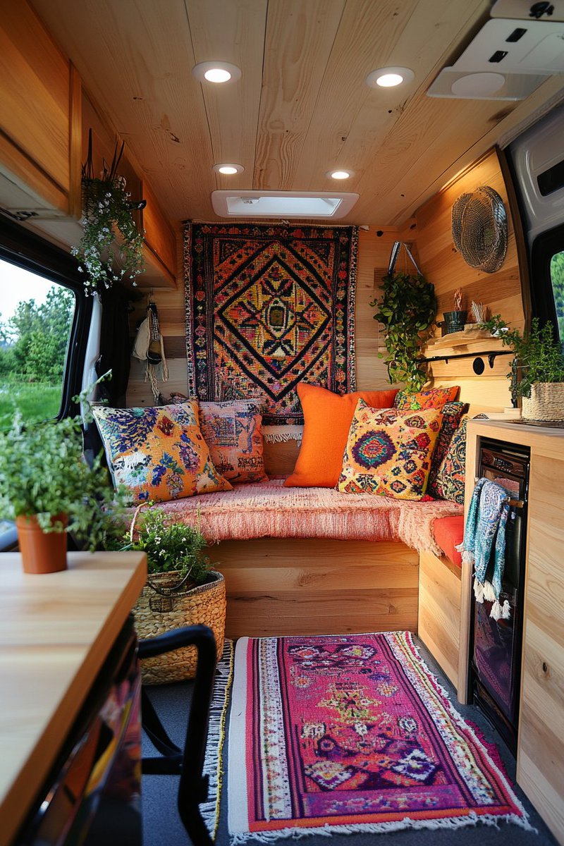 PendulumVans's tweet photo. Bohemian Interior Ideas for Vans: https://t.co/GzHX4g2kWU #vanlife #vans #adventure #TravelInspiration https://t.co/qta5Esf3rQ