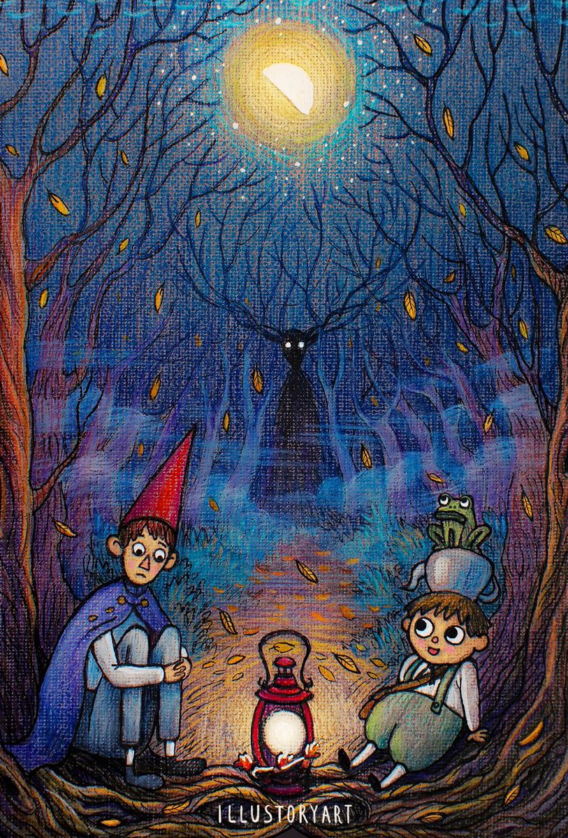 How the gentle wind,
Beckons through the leaves,
As autumn colors fall 🍂
#overthegardenwall