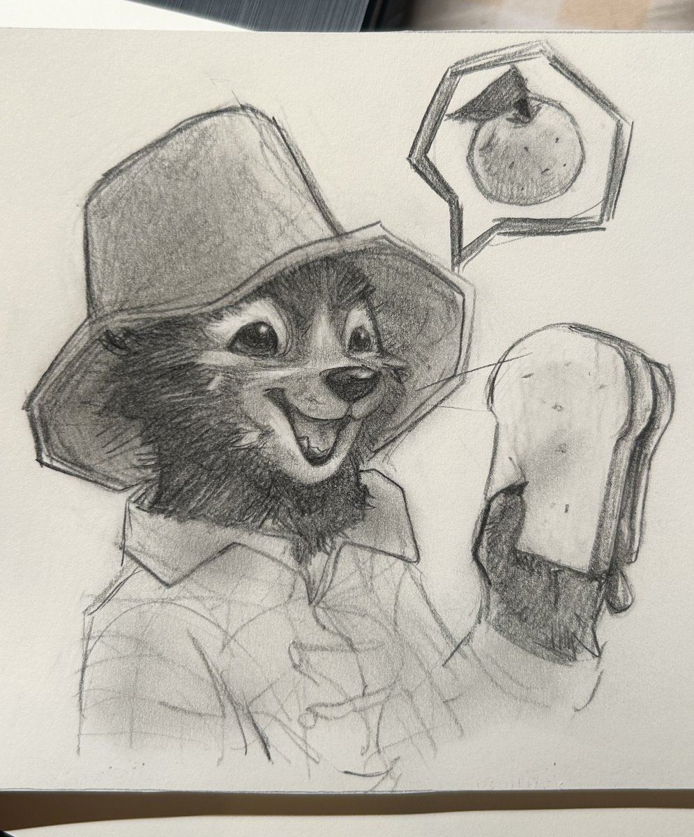 paddington with his marmalade sandwich 🐻