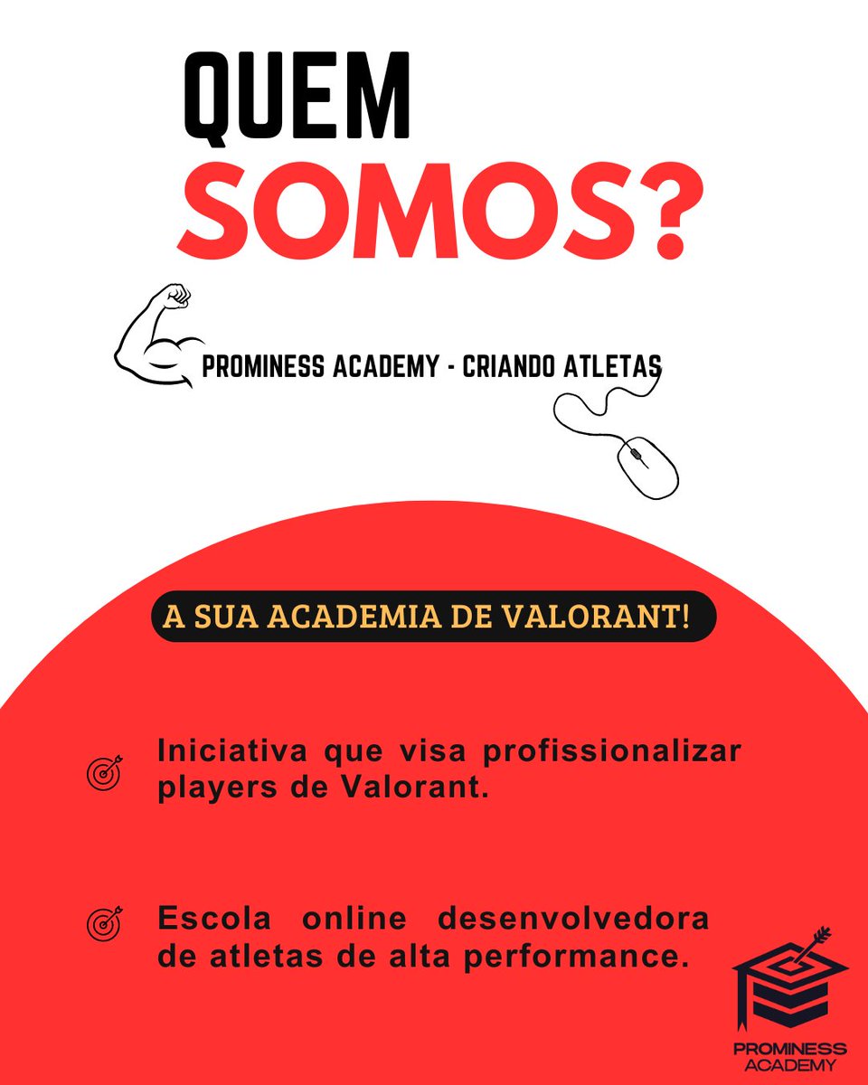 ProminessAcad's tweet photo. Somos a Prominess Academy! 

A sua Academia de Valorant online! 💪

Nosso foco é Criar Atletas de Alta performance! 😉

Vamos transformar vidas através do esporte! 🚀 https://t.co/0vGHeHLJx6