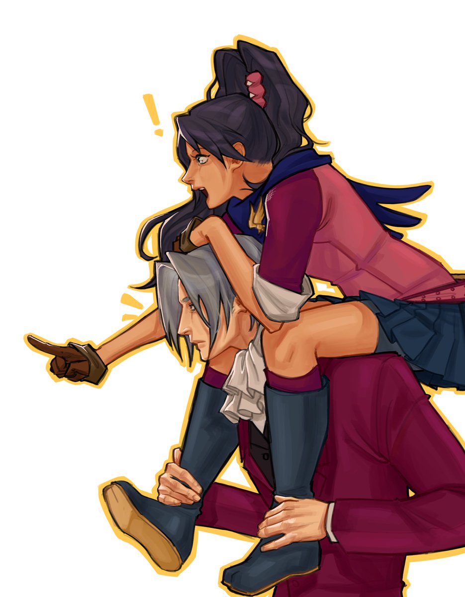 imagine ur 26 year old miles edgeworth and suddenly ur fathering a teen #aceattorney #kayfaraday