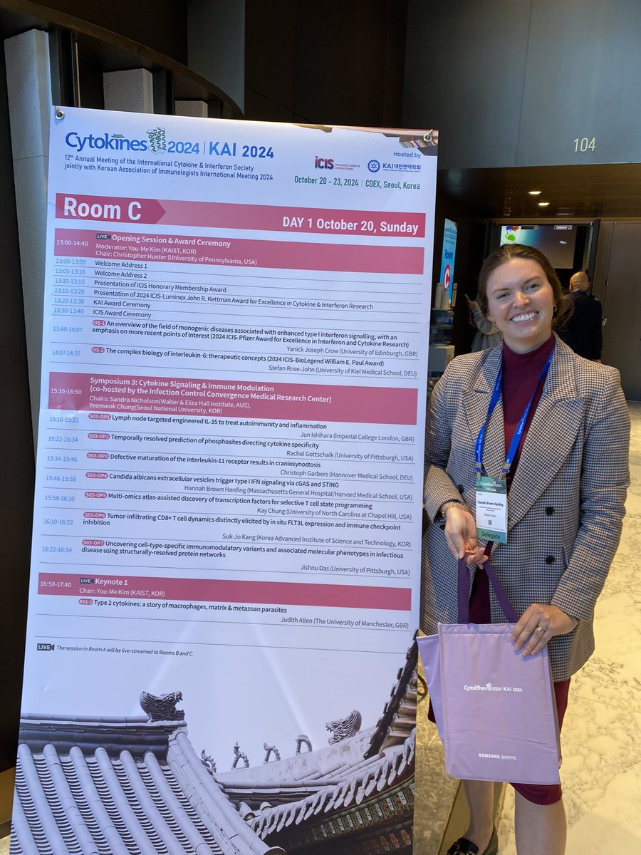 Hannah Brown Harding (@hannahebrown3) on Twitter photo Had ~Seoul~ much fun at #cytokines2024 presenting my research and exploring this amazing city 🇰🇷 🫶👩🏻🔬 <a href="/jmvyasmdphd/">Jatin M. Vyas, MD, PhD</a> Had ~Seoul~ much fun at #cytokines2024 presenting my research and exploring this amazing city 🇰🇷 🫶👩🏻🔬 <a href="/jmvyasmdphd/">Jatin M. Vyas, MD, PhD</a>